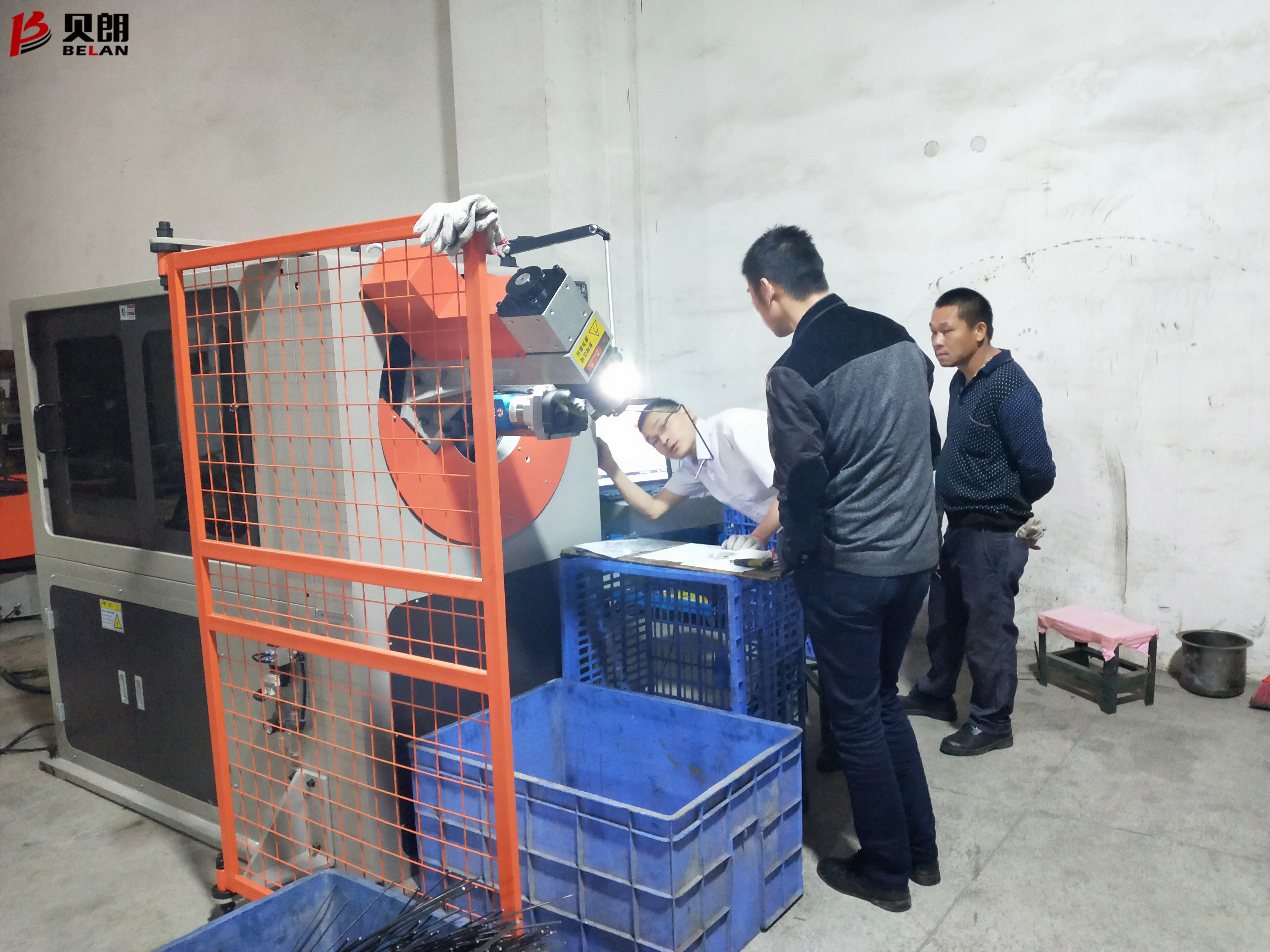 貝朗技術(shù)培訓客戶處員工現(xiàn)場